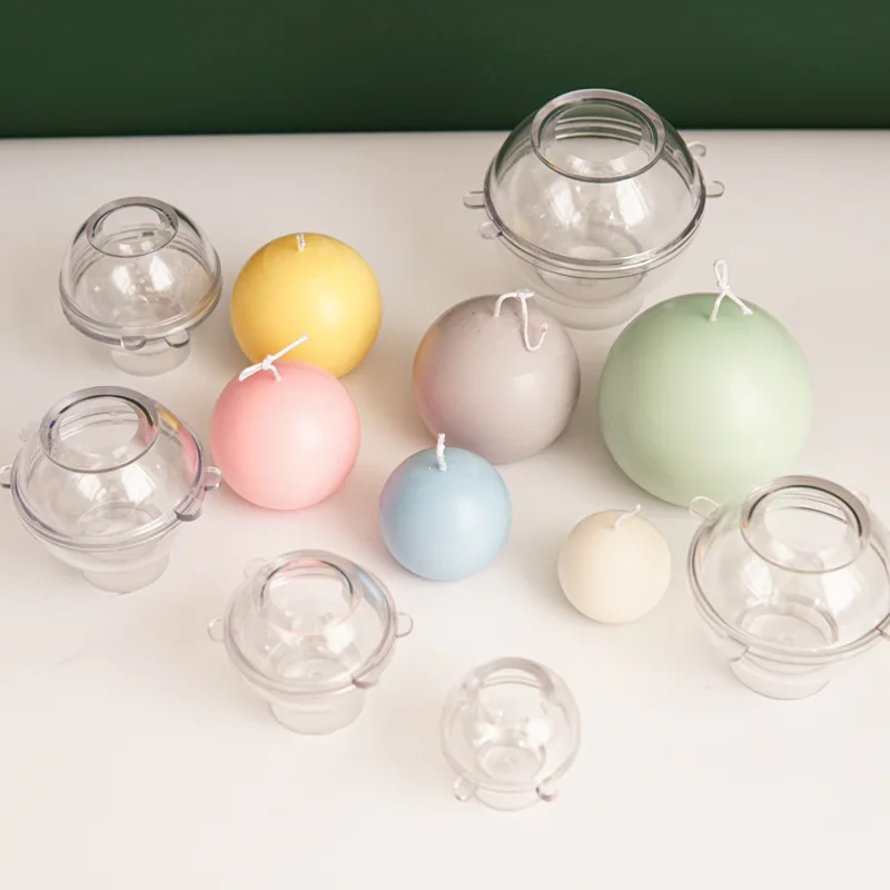 Candle Making Kit Diy - 5-8cm Spherical Candle Plastic Mold Home