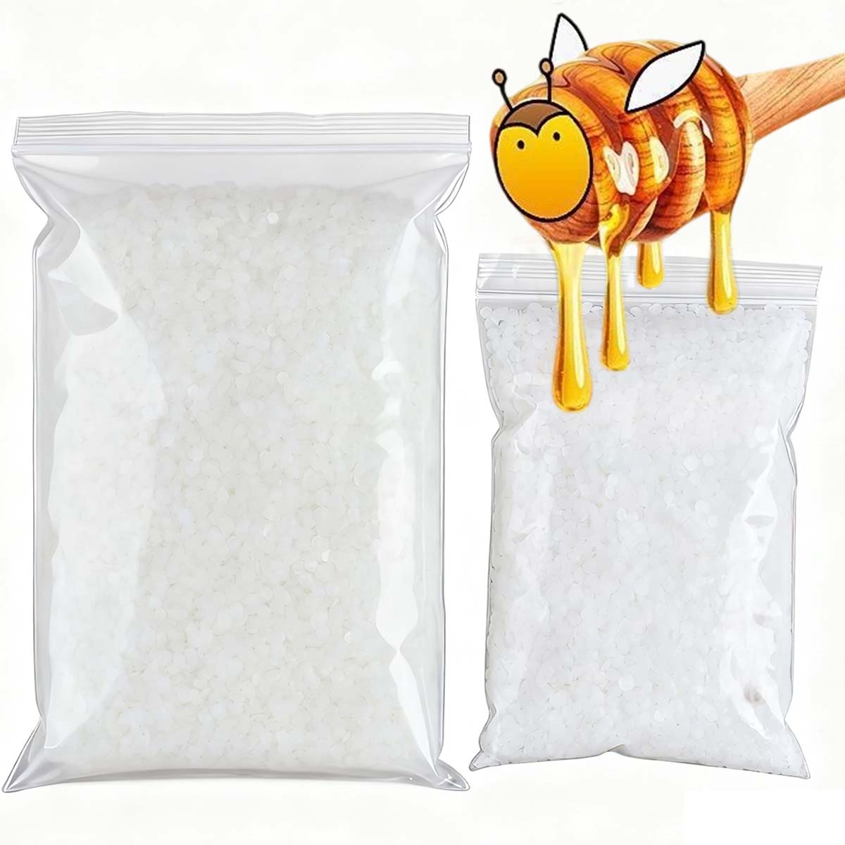 Candle Making Wax Melter - 200g-1000g White Beeswax Pure Natural Granular