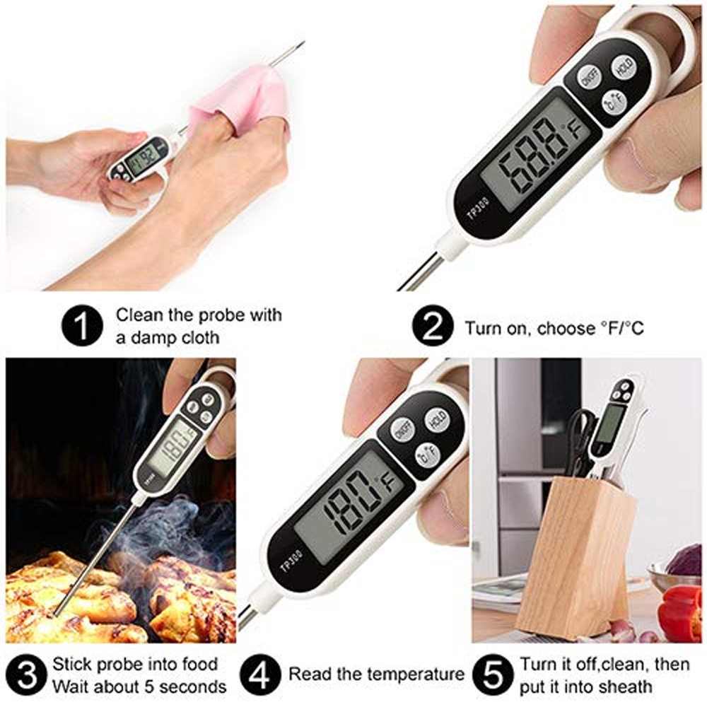 Thermometer Candy Candle - 1pcs digital meat food thermometer for