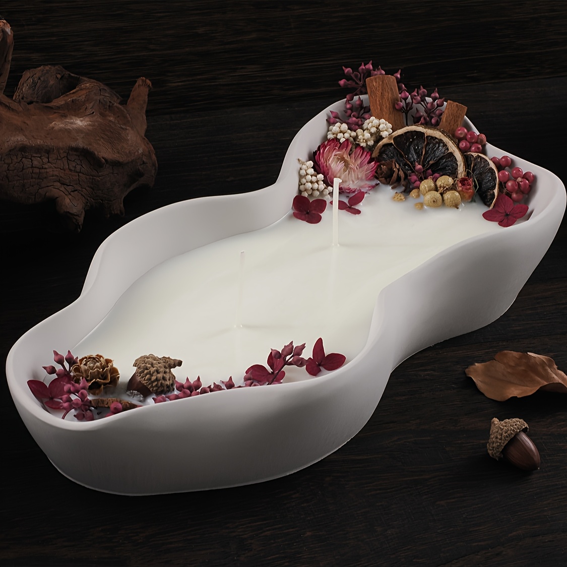 1 Large Irregular Oval Silicon - Candle Making Vessels ulasan dan harga