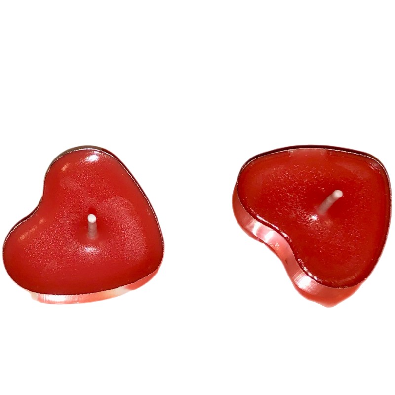 100 Sets Heart shaped Empty Al - Candle Making Vessels ulasan dan harga