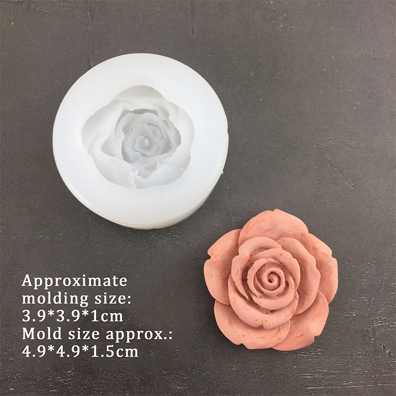 3D Rose Flower Shape Leaf Sili - Candle Making Tutorial ulasan dan harga