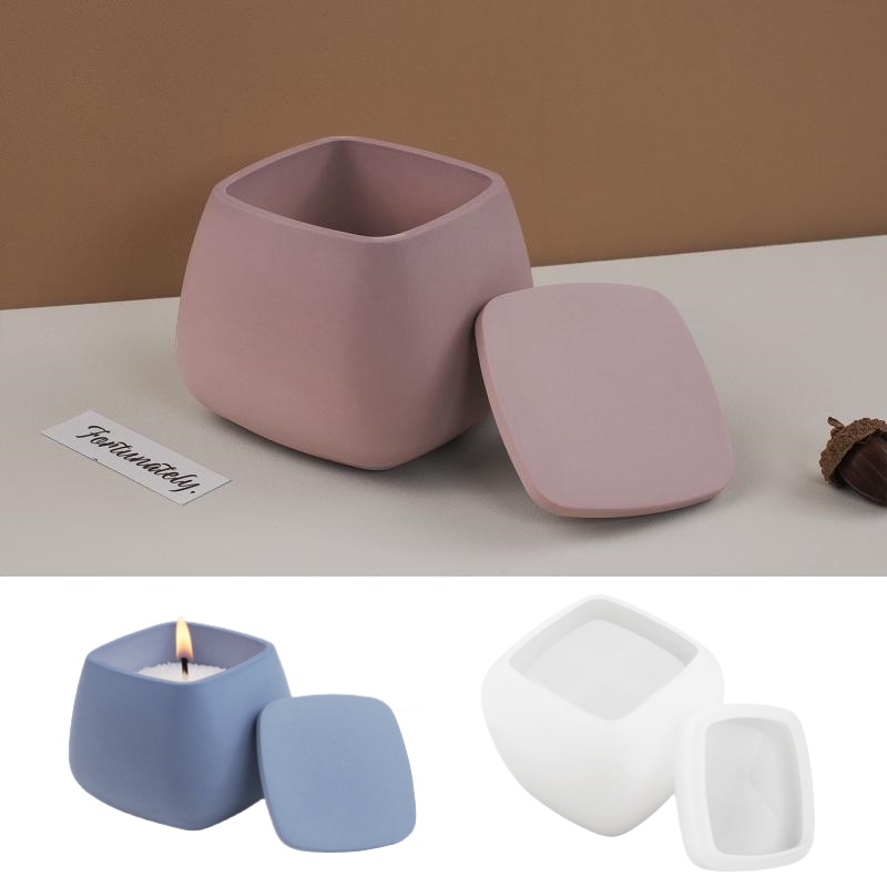1set Square Storage Box UV Res - Candle Making Tutorial ulasan dan harga