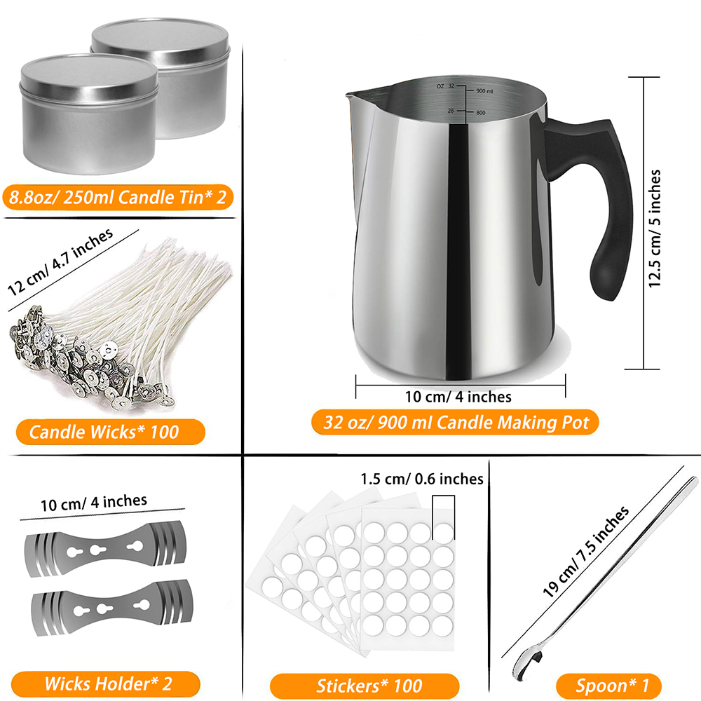 Candle Making Starter Kit Supp - Candle Making Vessels ulasan dan harga