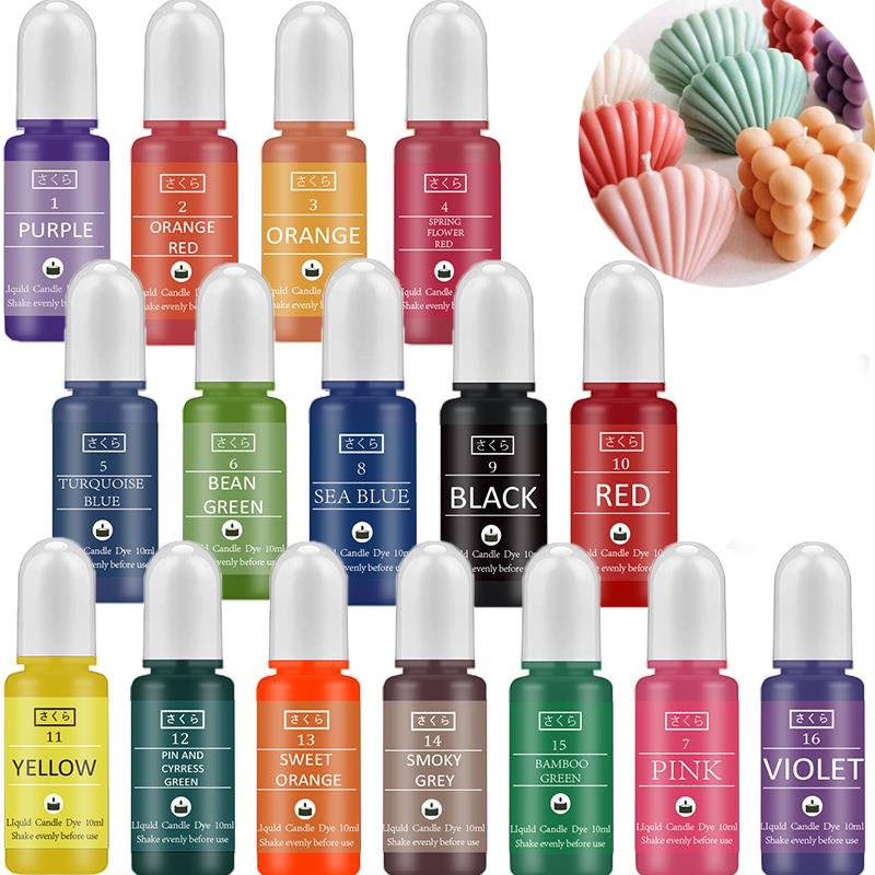 10ml/Bottle Candle Wax Pigment - Candle Dye Chip ulasan dan harga
