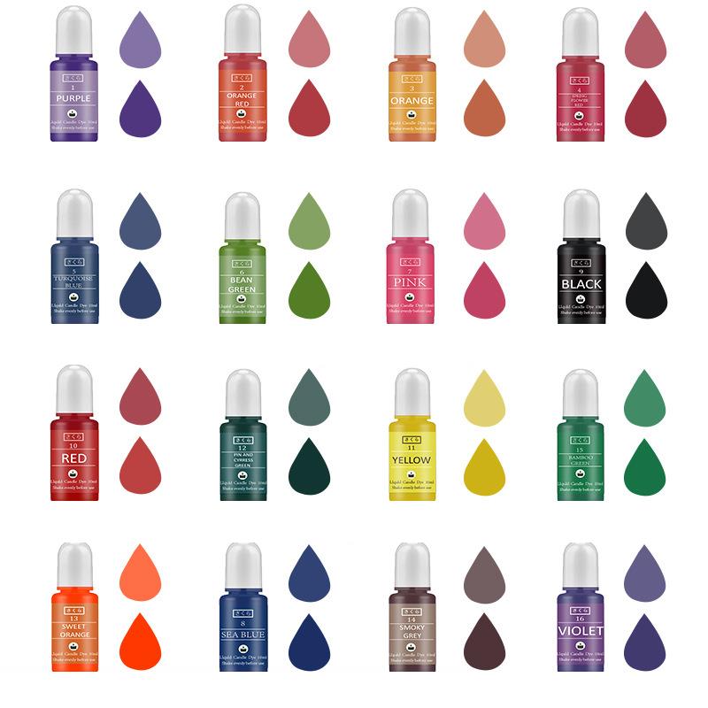 10ml/Bottle Candle Wax Pigment - Candle Dye Chip ulasan dan harga