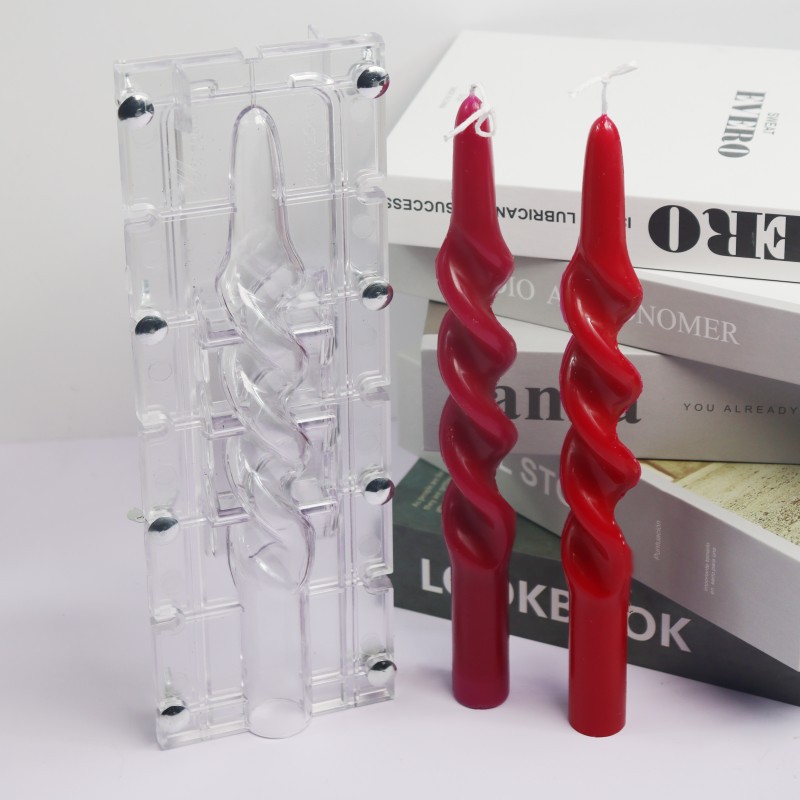 Twisted Stripe Column Acrylic  - Candle Making Kit Diy ulasan dan harga