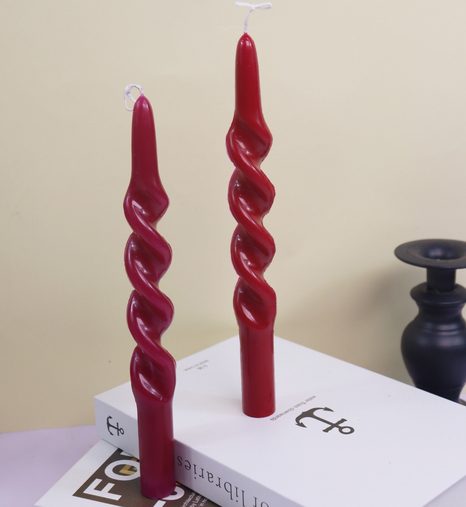 Twisted Stripe Column Acrylic  - Candle Making Kit Diy ulasan dan harga
