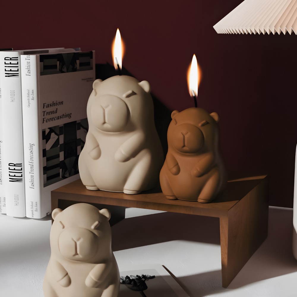 Standing Capybara Scent Candle - Candle Making Wax Melter ulasan dan harga