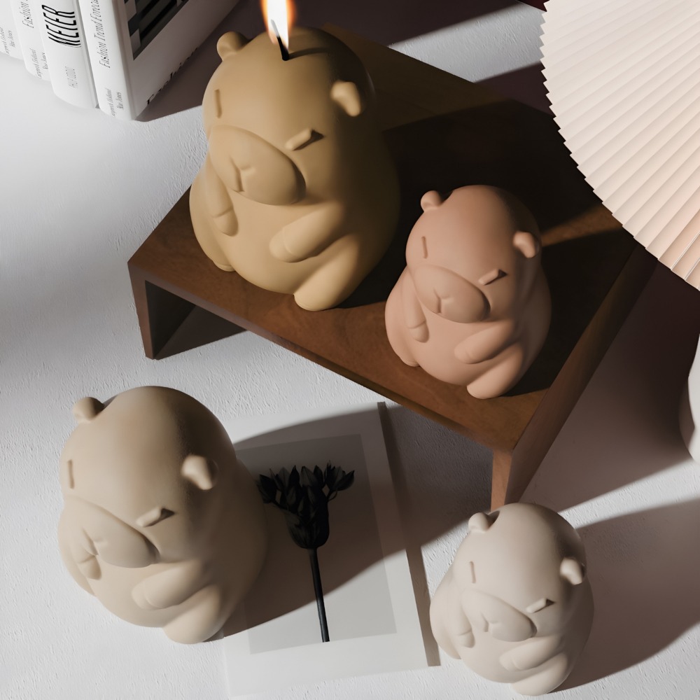 Standing Capybara Scent Candle - Candle Making Wax Melter ulasan dan harga