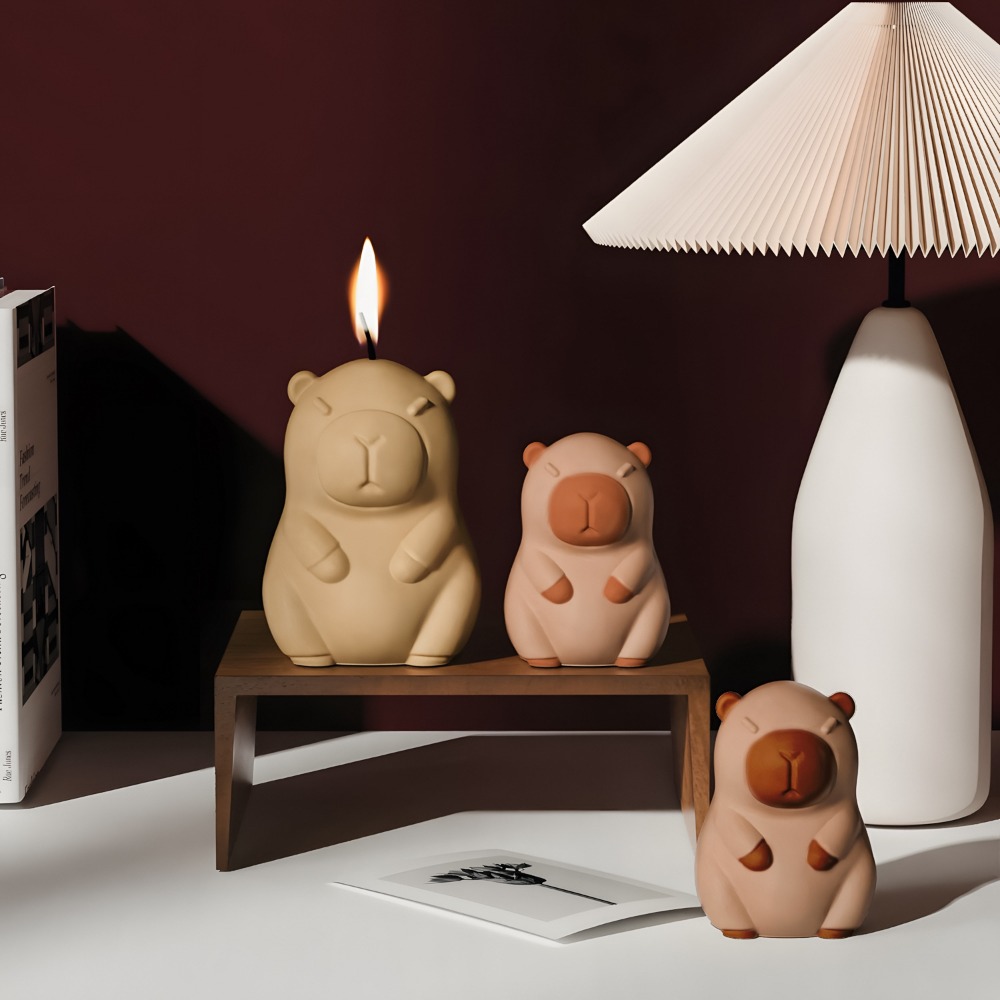 Standing Capybara Scent Candle - Candle Making Wax Melter ulasan dan harga