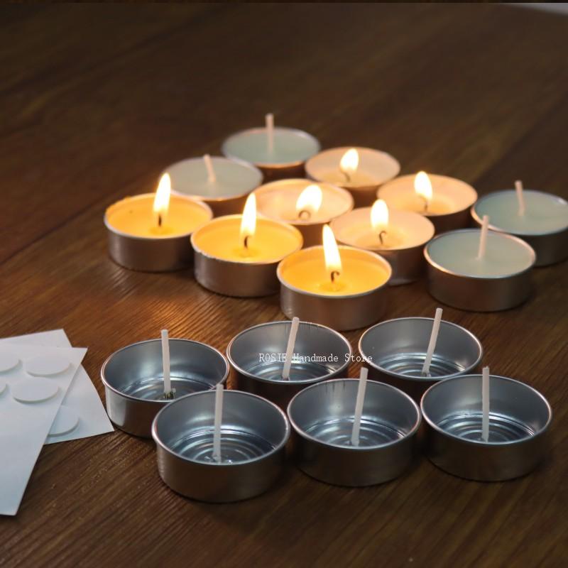 Empty Tea Wax Circular Aluminu - Candle Making Wax Melter ulasan dan harga