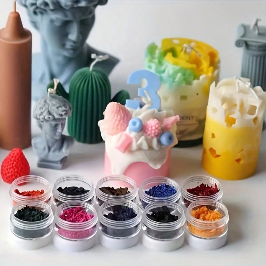 34-Color/16-Color/12-Color/6-C - Candle Dye Chip ulasan dan harga