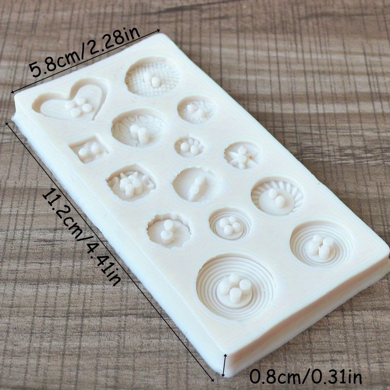 Buttons Shape Silicone Mold Si - Candle Making Tutorial ulasan dan harga