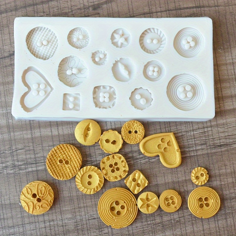 Buttons Shape Silicone Mold Si - Candle Making Tutorial ulasan dan harga