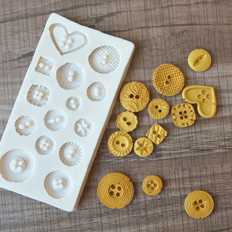 Buttons Shape Silicone Mold Si - Candle Making Tutorial ulasan dan harga