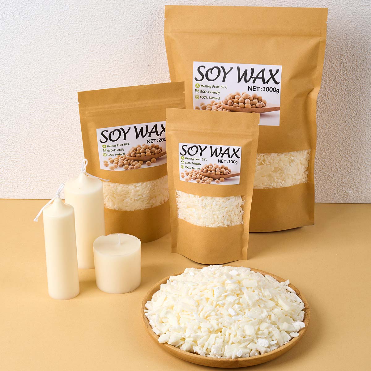 1 Pounds Pure White Soy Wax Fo - Candle Making Kit Diy ulasan dan harga