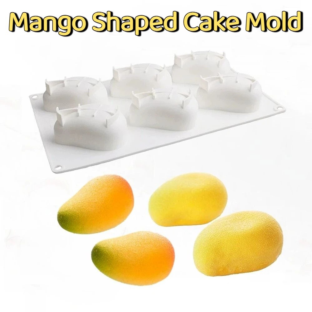 6 Cavity Mango Shaped Cake Mol - Candle Making Tutorial ulasan dan harga