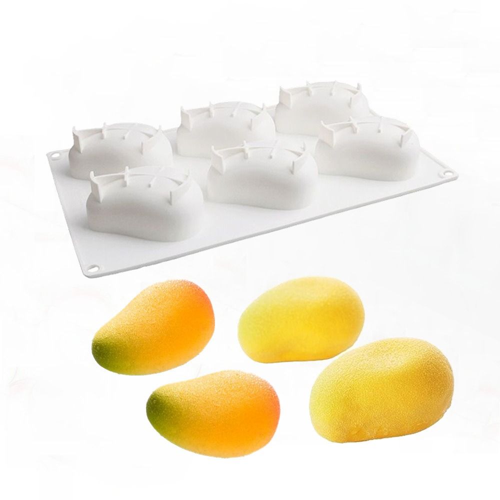 6 Cavity Mango Shaped Cake Mol - Candle Making Tutorial ulasan dan harga