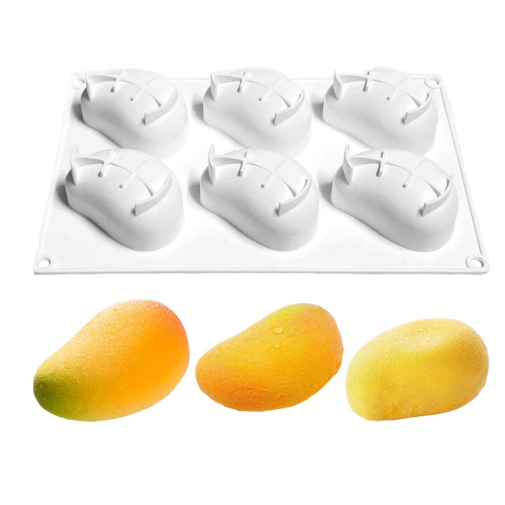 6 Cavity Mango Shaped Cake Mol - Candle Making Tutorial ulasan dan harga