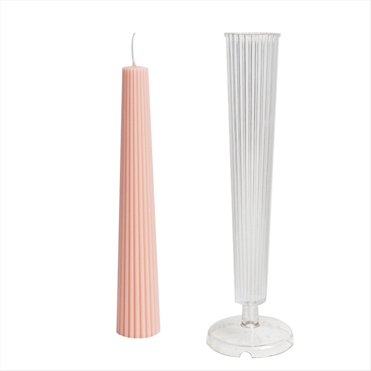 *ABAB Striped Long Pole Column - Candle Making Kit Diy ulasan dan harga