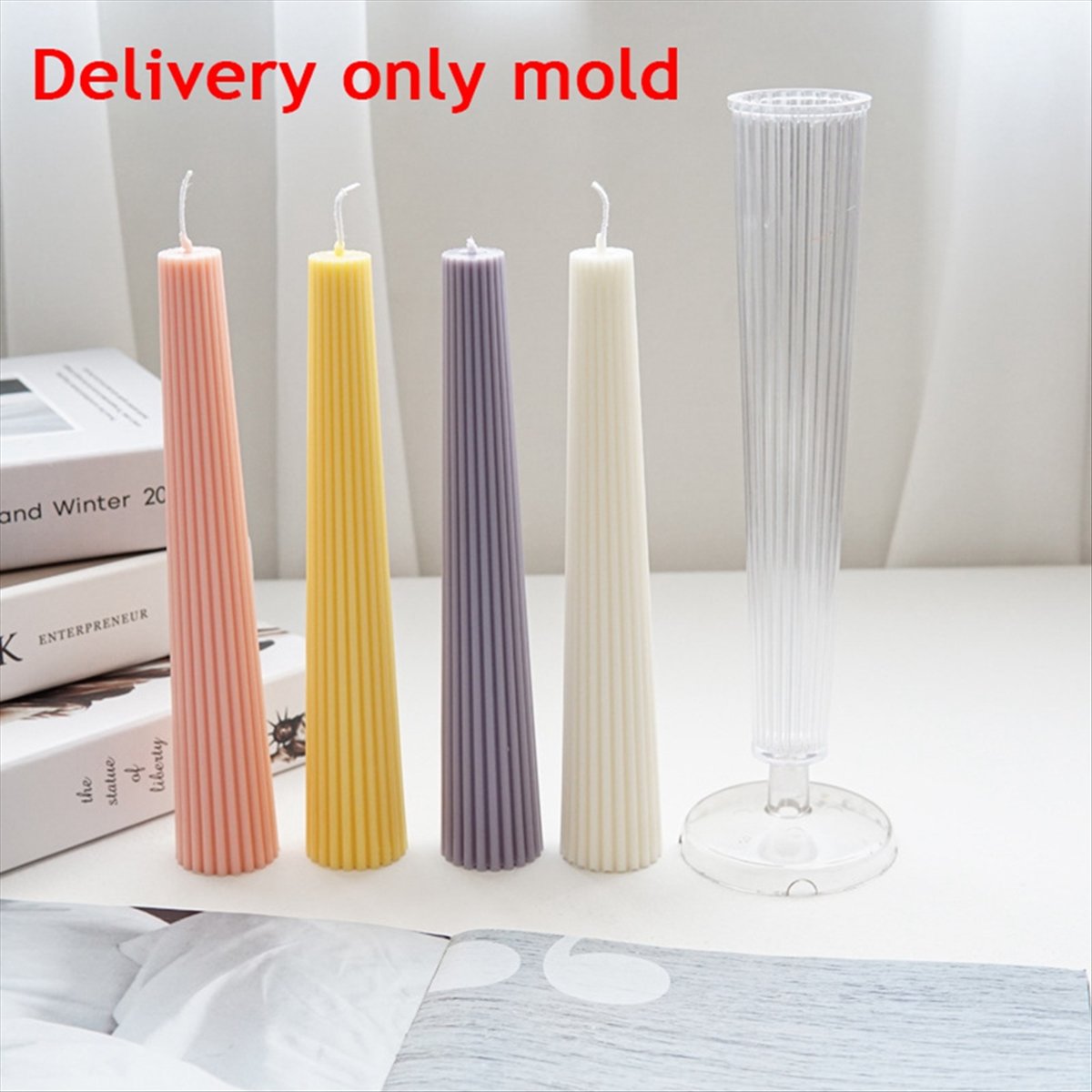 *ABAB Striped Long Pole Column - Candle Making Kit Diy ulasan dan harga