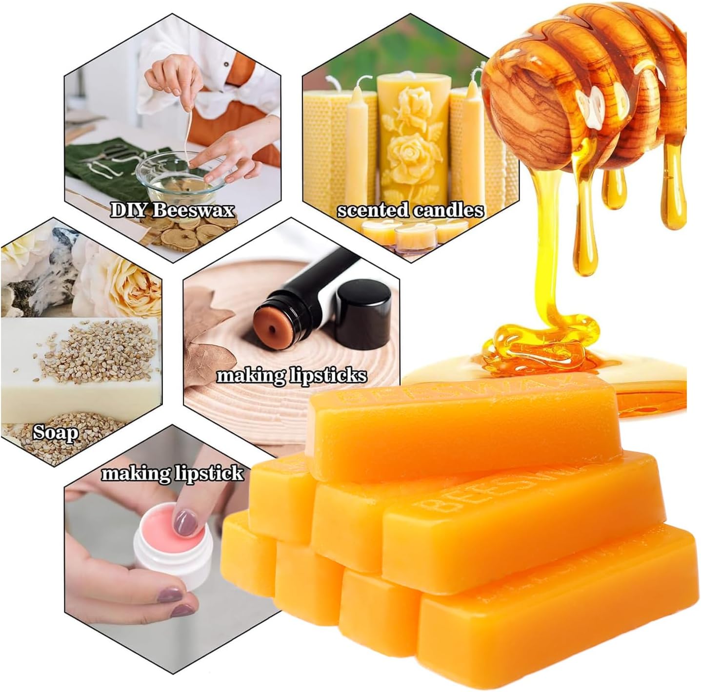 Beeswax Bar, Candle Wax Block  - Candle Making Wax Melter ulasan dan harga