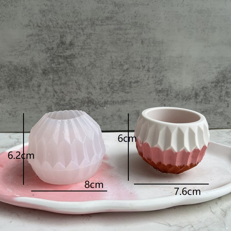 Small Round Meat Planter Silic - Candle Making Vessels ulasan dan harga