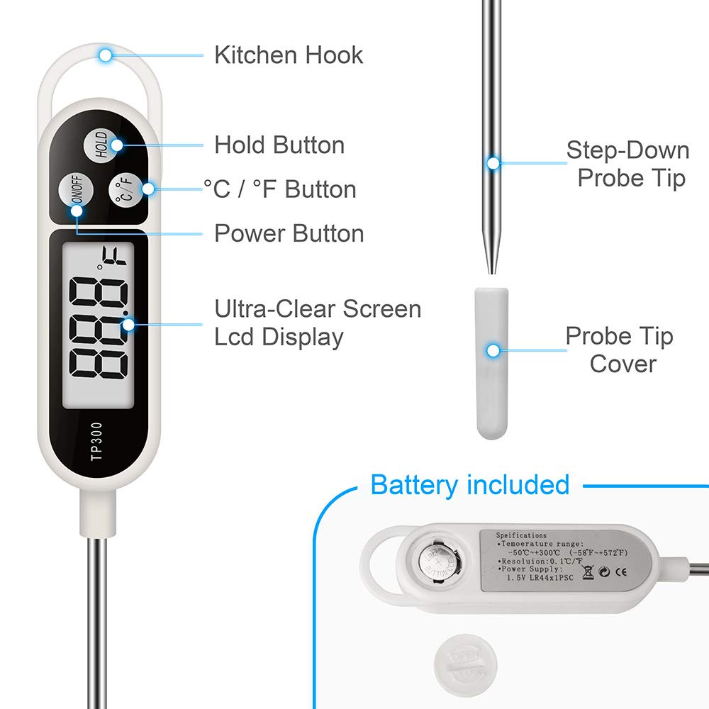 New Design Digital Food Thermo - Thermometer Candy Candle ulasan dan harga
