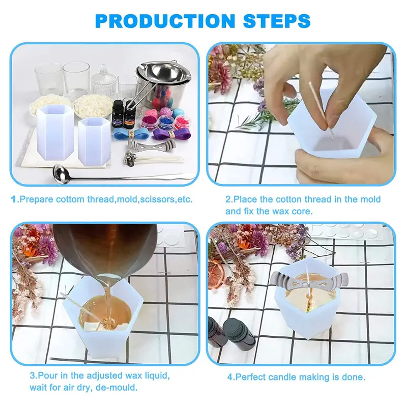 Cylinder Silicone Candle Molds - Candle Making Wax Melter ulasan dan harga