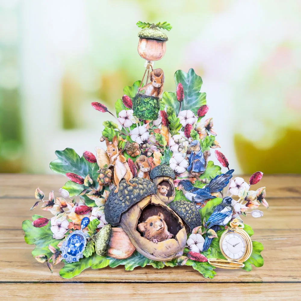 Nested Acorn Hiding Place Meta - Candle Making Place ulasan dan harga