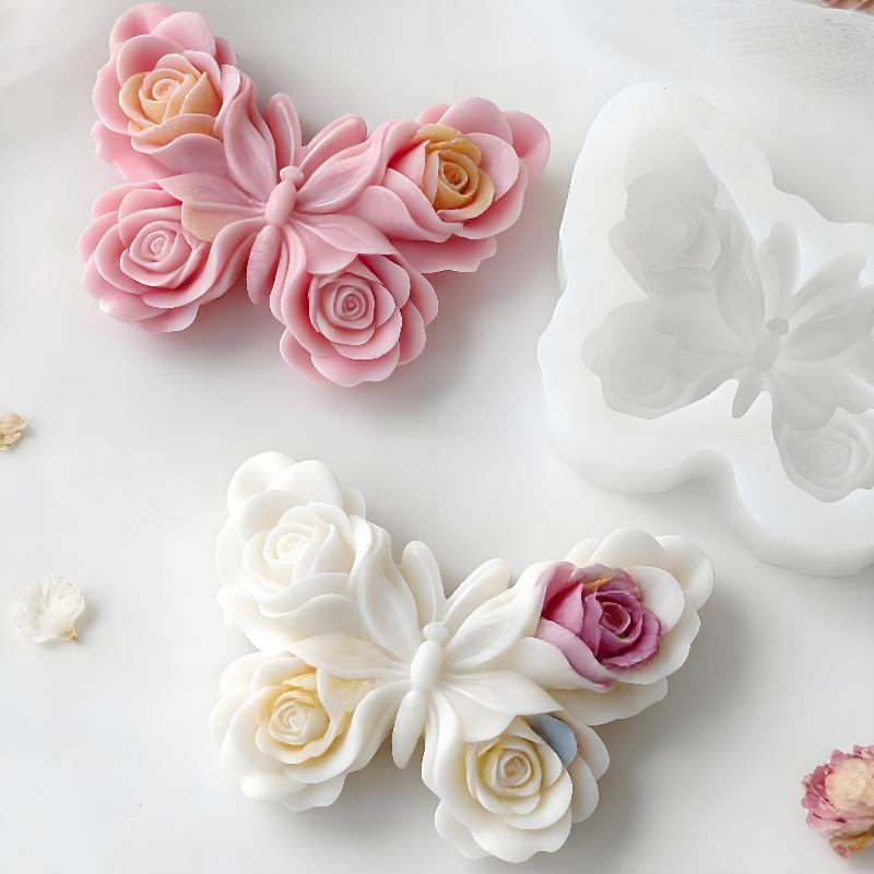DIY Rose Butterfly Form Silico - Candle Making Tutorial ulasan dan harga