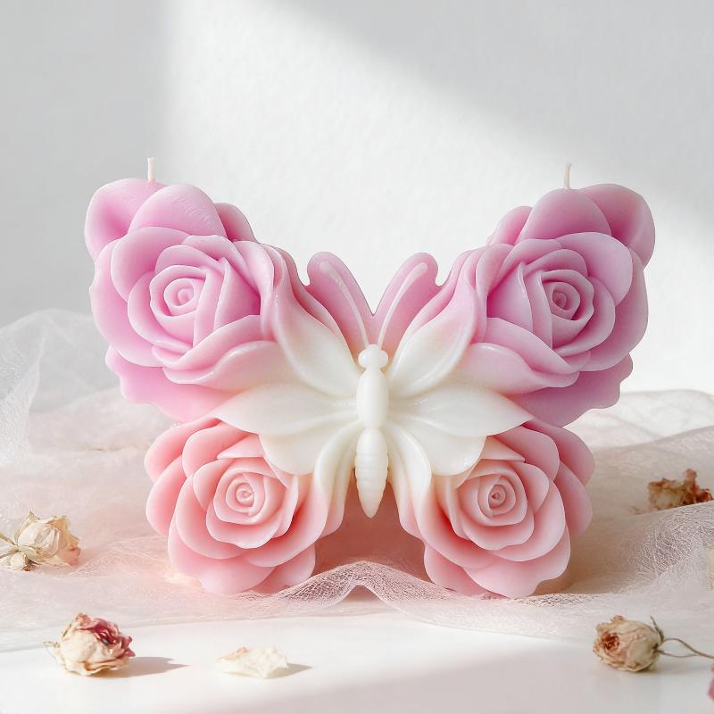 DIY Rose Butterfly Form Silico - Candle Making Tutorial ulasan dan harga