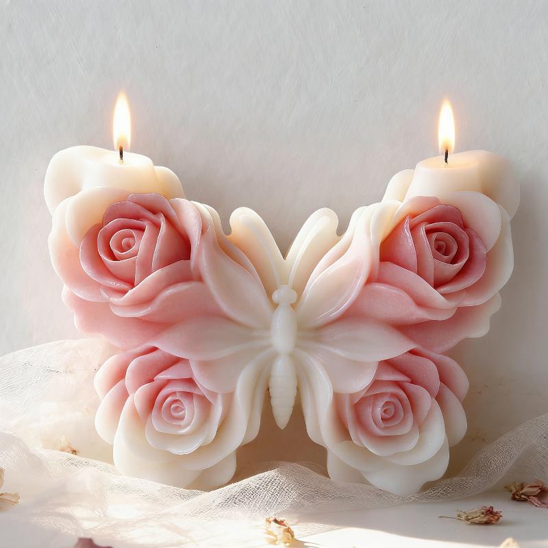 DIY Rose Butterfly Form Silico - Candle Making Tutorial ulasan dan harga