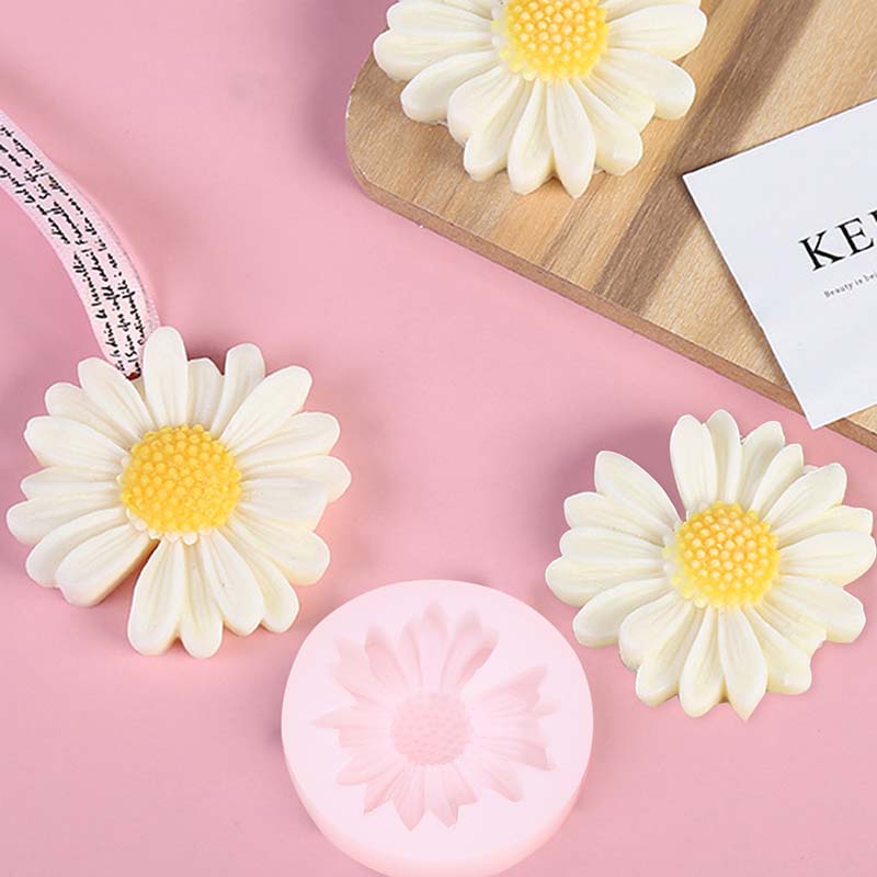 DIY Candle Silicone Mold Daisy - Candle Making Wax Melter ulasan dan harga