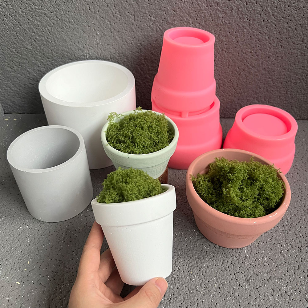Large Concrete Plant Pot Silic - Candle Making Vessels ulasan dan harga