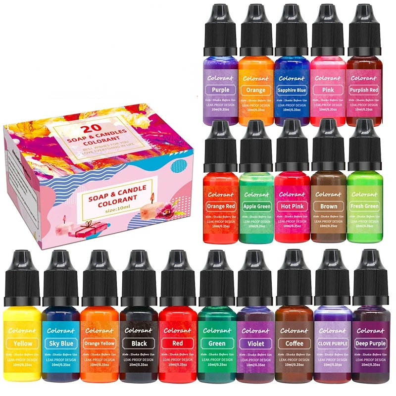 20 Colors High Concentration H - Candle Dye Chip ulasan dan harga