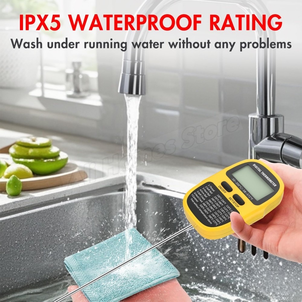 Digital Kitchen Thermometer Th - Thermometer Candy Candle ulasan dan harga