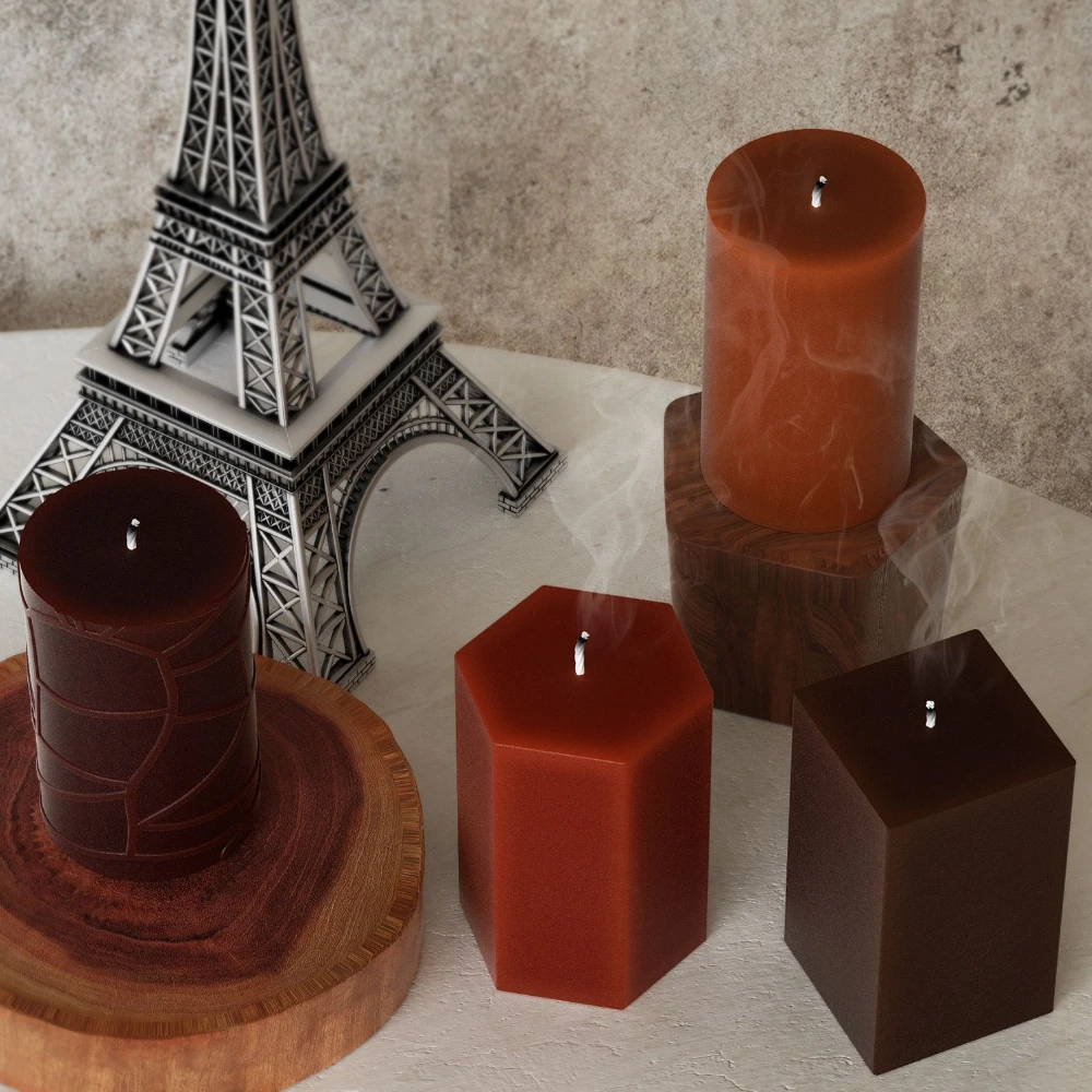Simple Artist Geometry Shape R - Candle Making Kit Diy ulasan dan harga