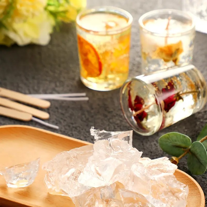 Transparent Crystal Wax, Jelly - Candle Making Vessels ulasan dan harga